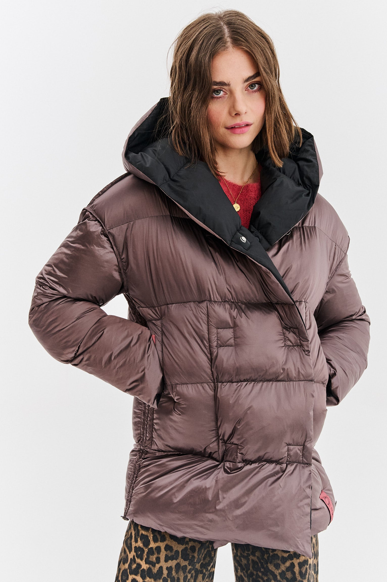 Dwustronna kurtka zimowa Alaska Velvet Earth