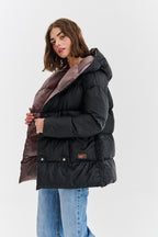 Dwustronna kurtka zimowa Alaska Velvet Earth