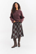 Sweter moherowy Brown Mirage