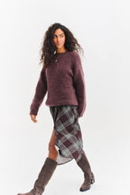 Sweter moherowy Brown Mirage
