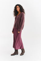 Sweter moherowy Brown Mirage