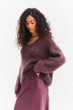 Sweter moherowy Brown Mirage