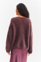 Sweter moherowy Brown Mirage