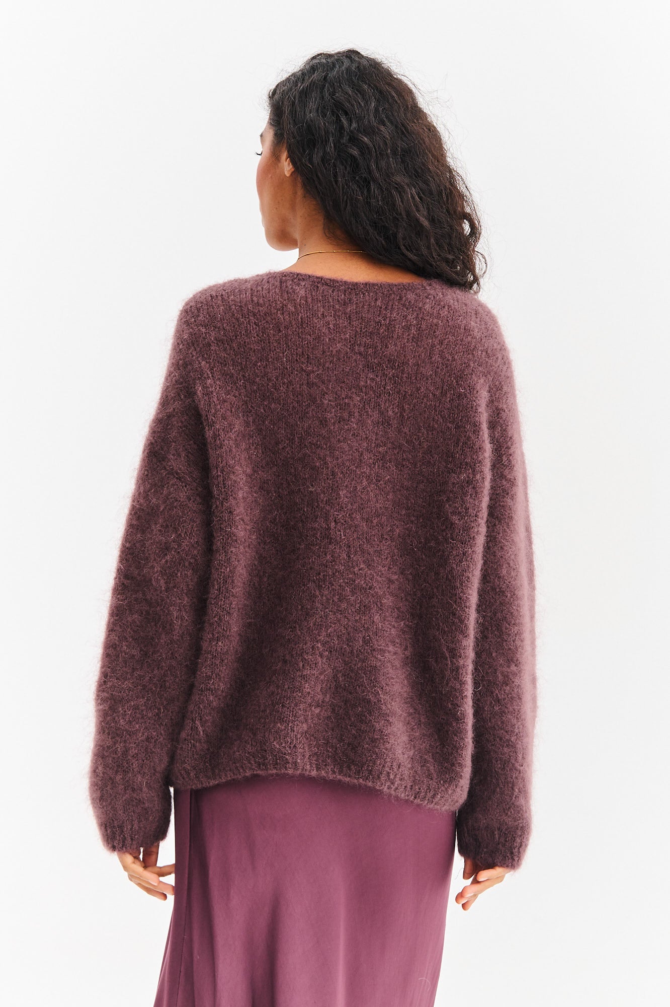 Sweter moherowy Brown Mirage
