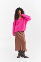 Sweter moherowy Pink Thunder