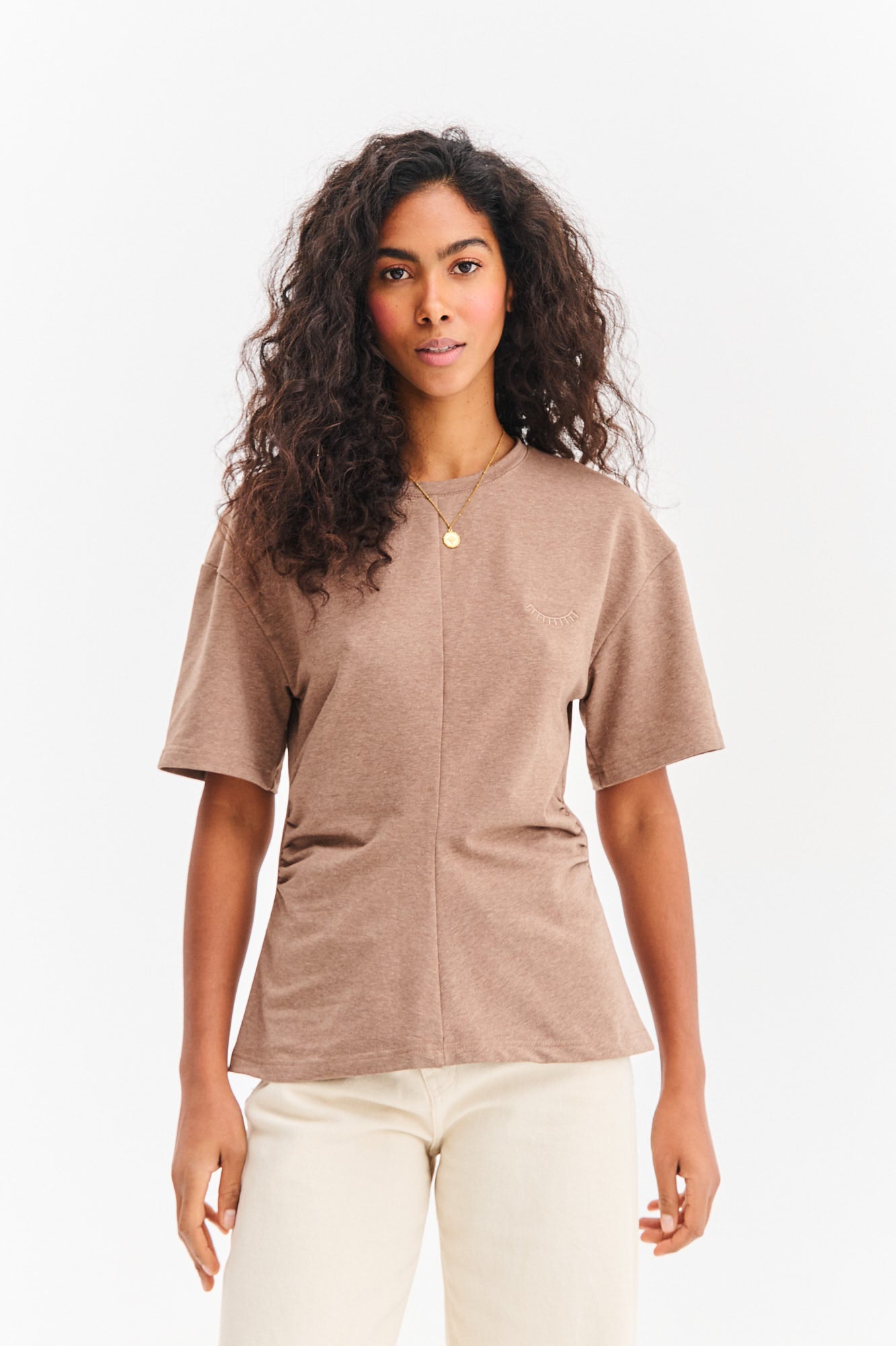 T-shirt Browned Sugar