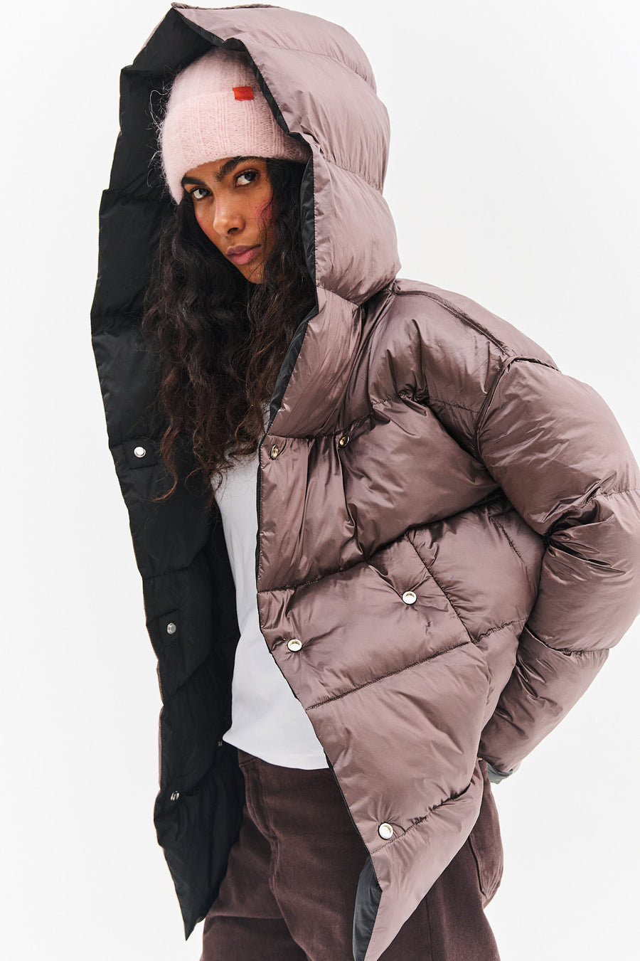 Dwustronna kurtka zimowa Alaska Velvet Earth