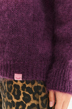 Sweter moherowy z golfem Nocturne