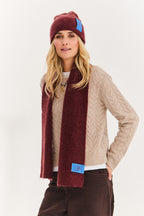 Szalik Puffy Merlot
