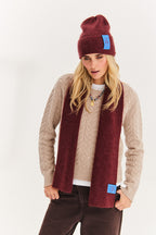 Szalik Puffy Merlot