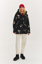 Kurtka pikowana Anabelle Midnight Flora
