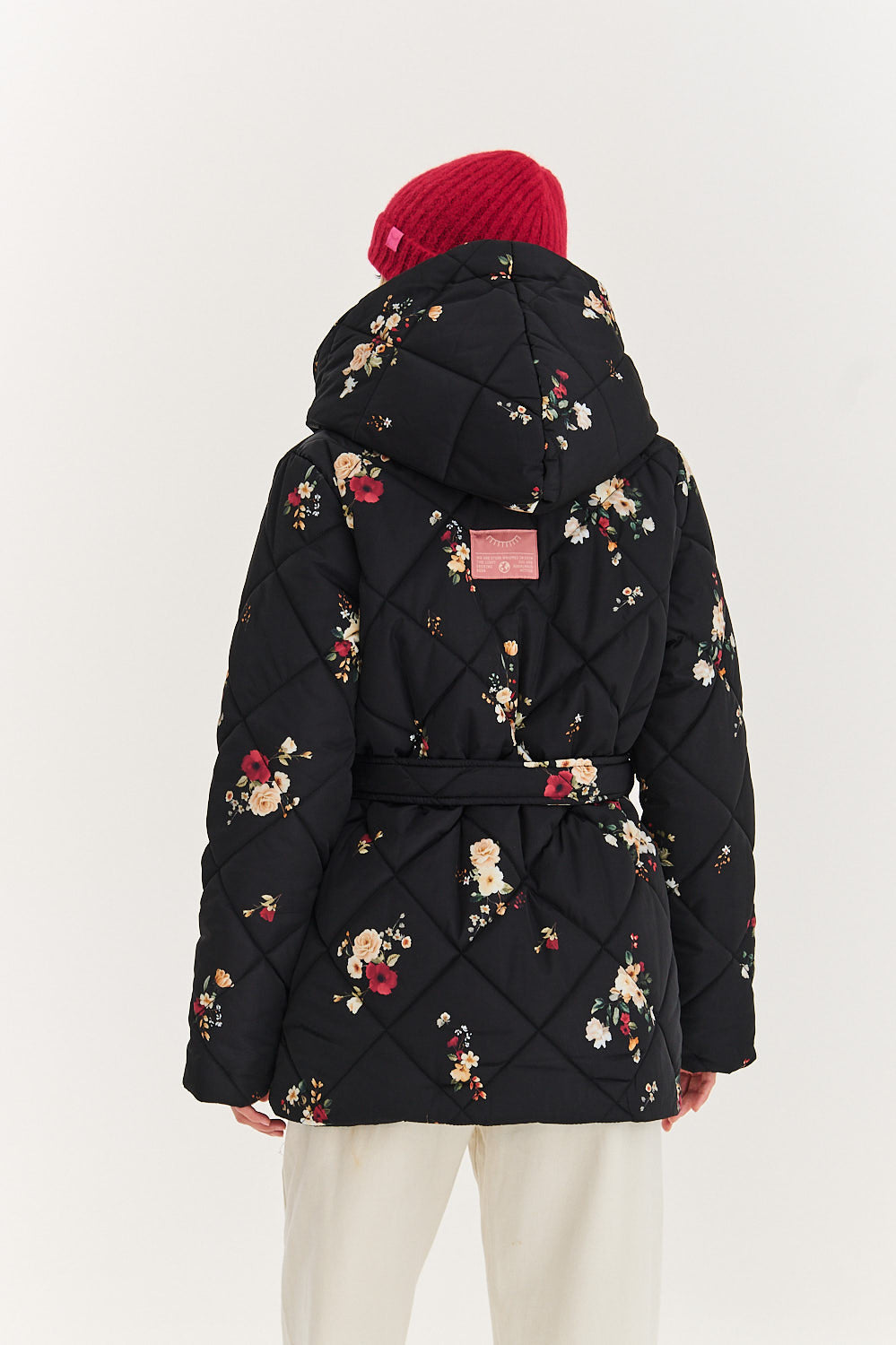 Kurtka pikowana Anabelle Midnight Flora