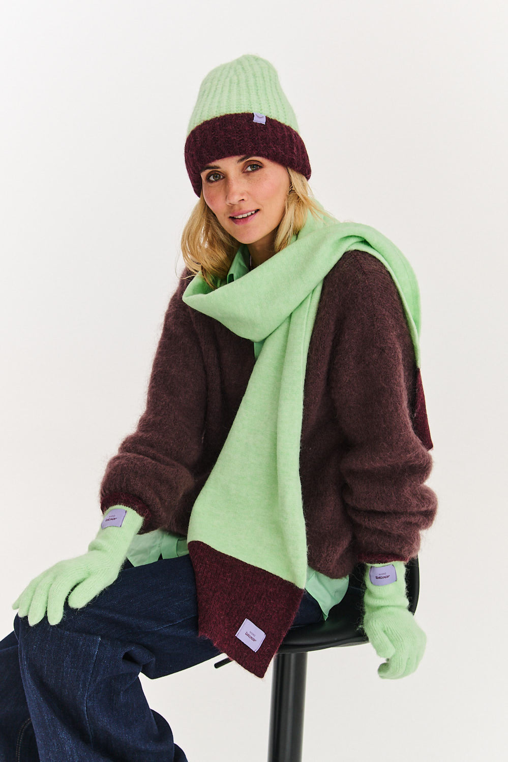 Rękawiczki DuoPuff Frosty Lime