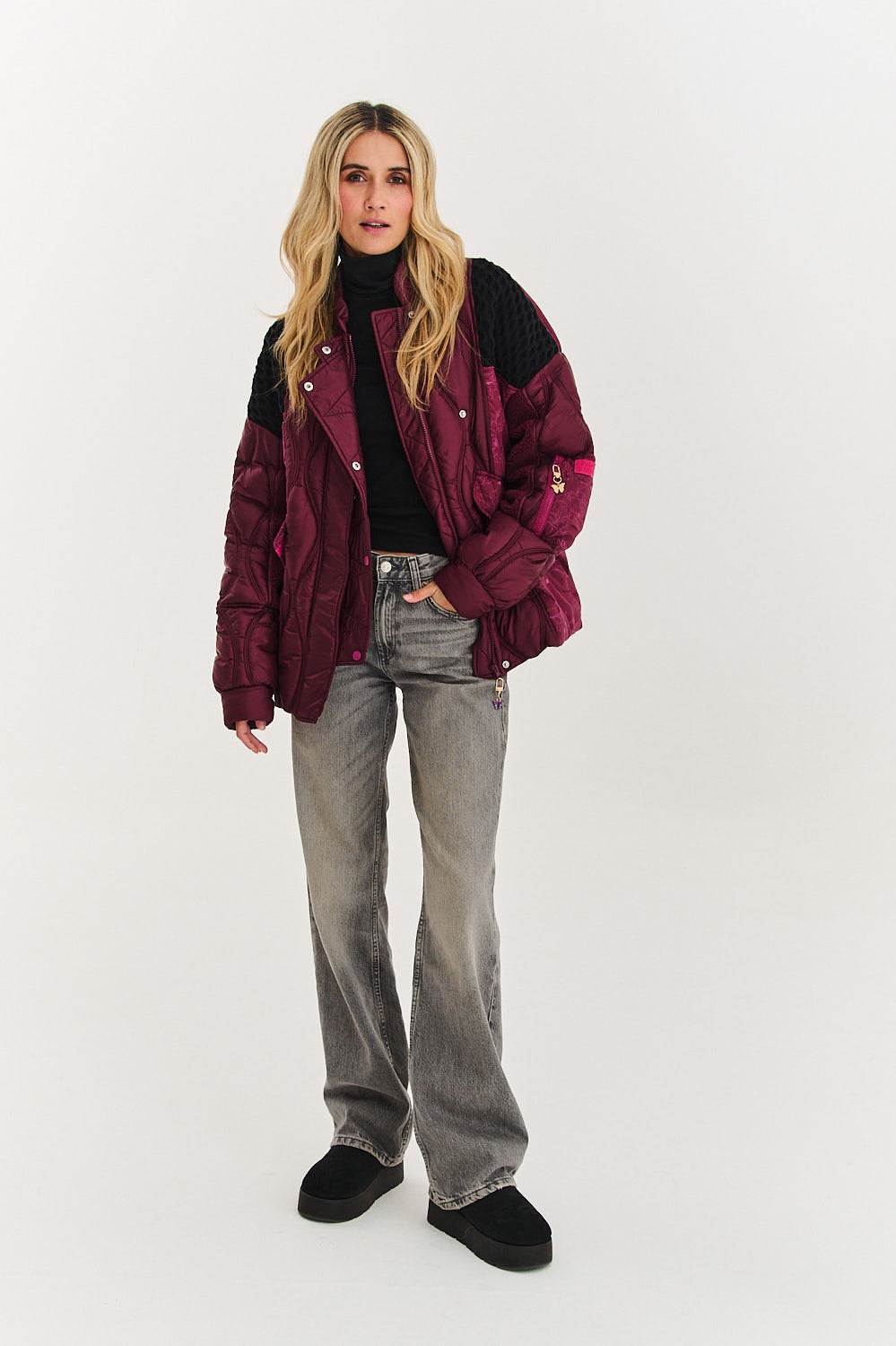 Bomberka pikowana Berry Snuggle