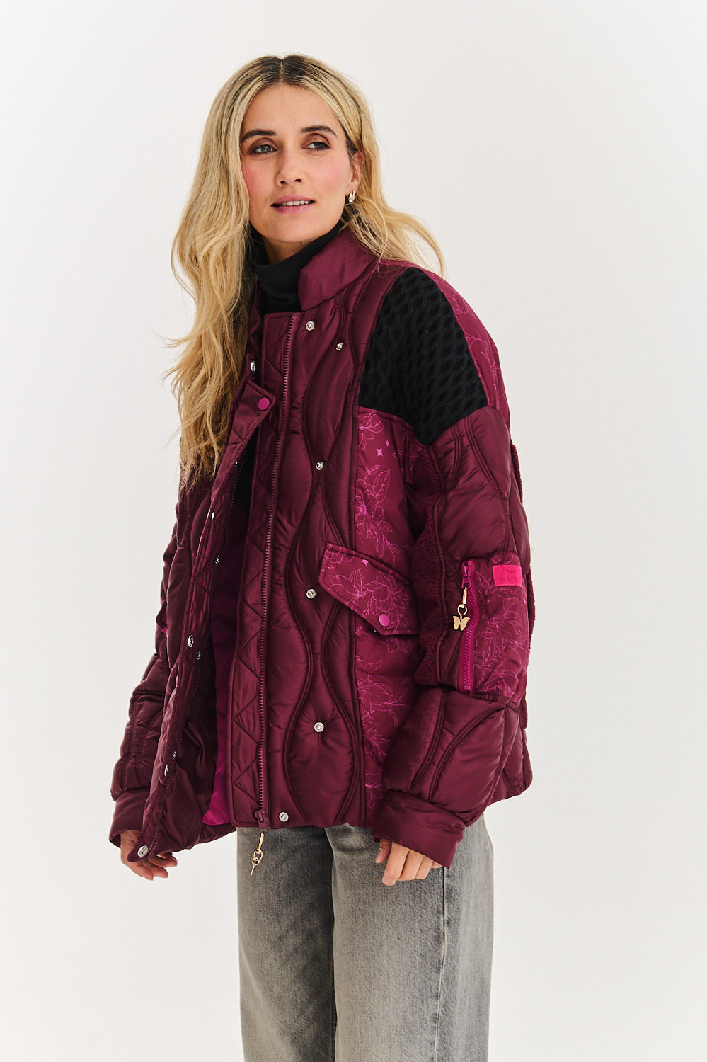 Bomberka pikowana Berry Snuggle