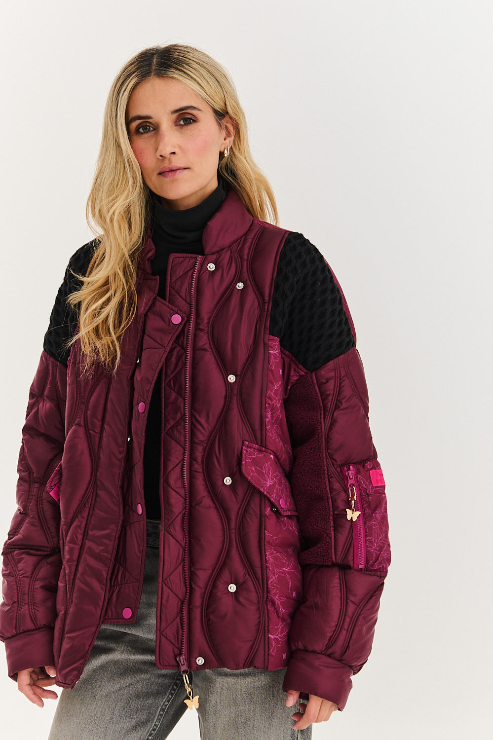 Bomberka pikowana Berry Snuggle