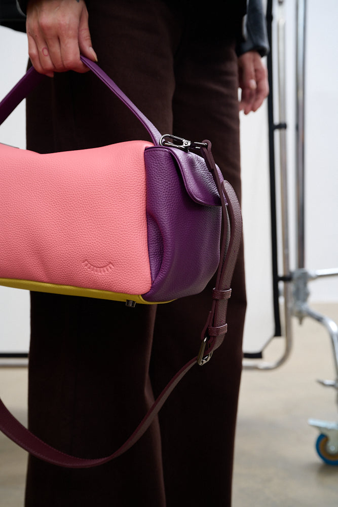 Torebka skórzana Dopamine Blush