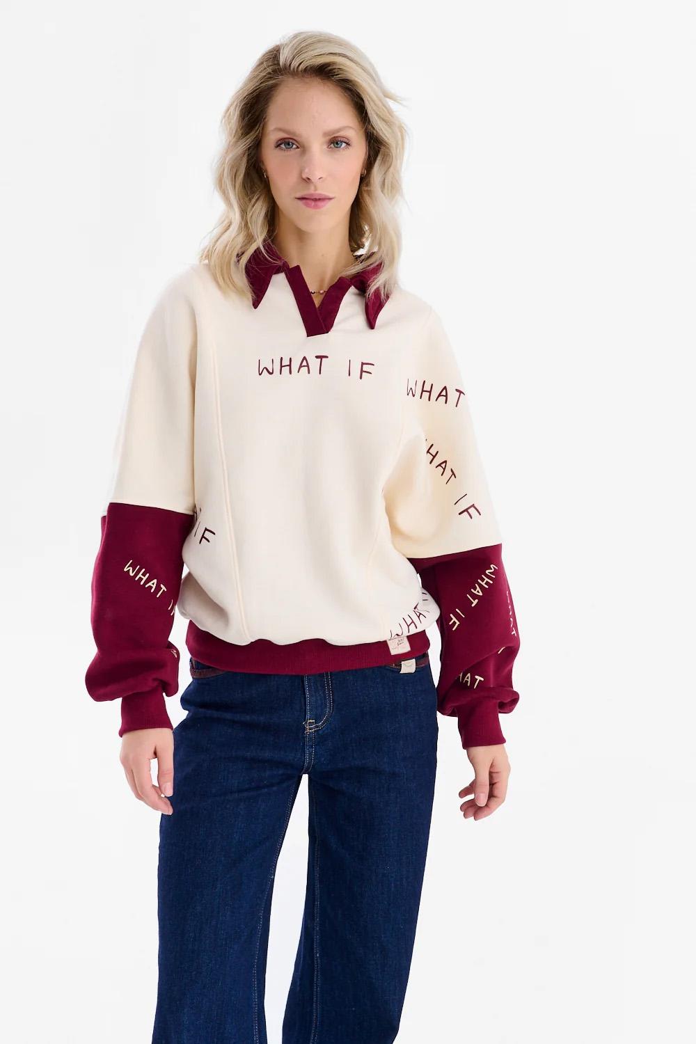 Bluza polo What If x Kit Agar