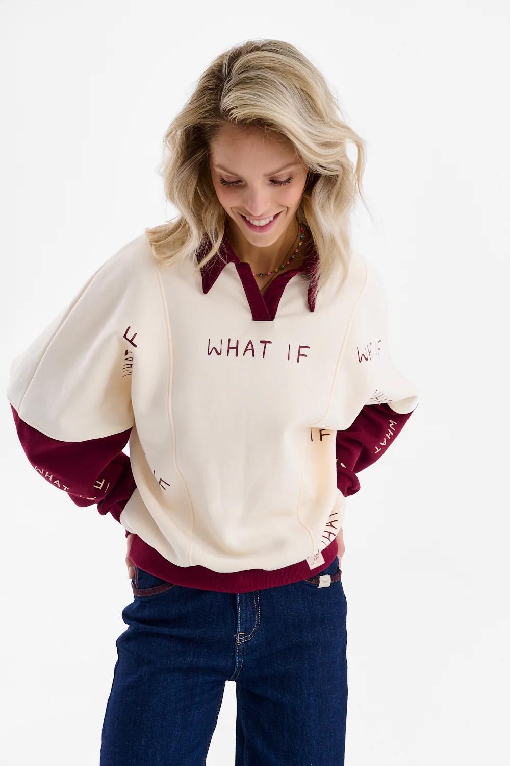 Bluza polo What If x Kit Agar
