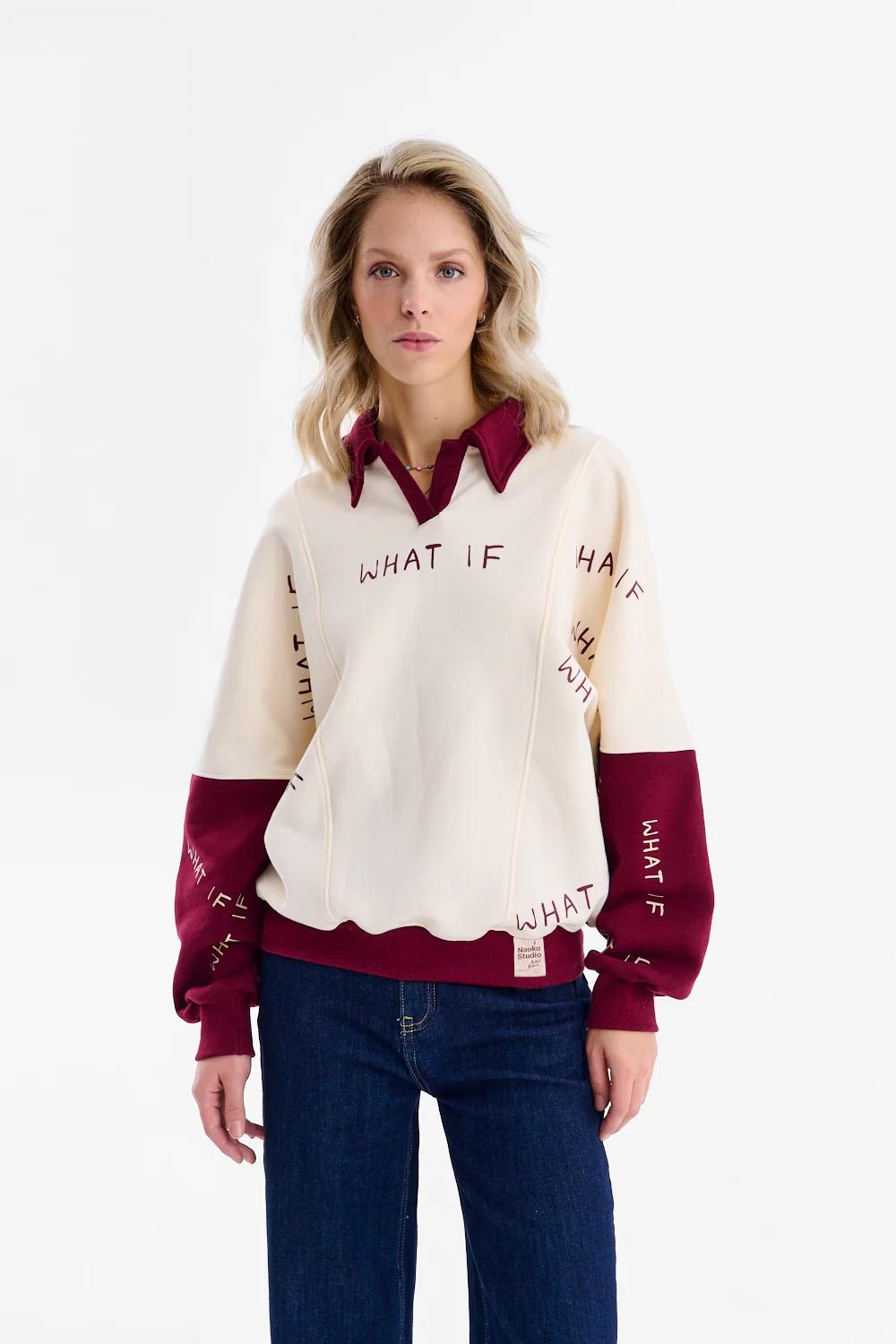 Bluza polo What If x Kit Agar