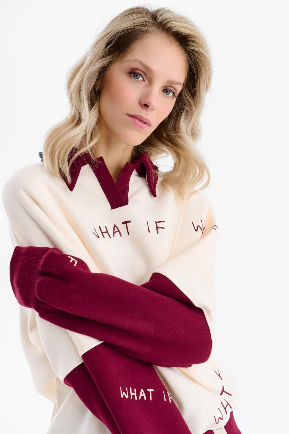 Bluza polo What If x Kit Agar