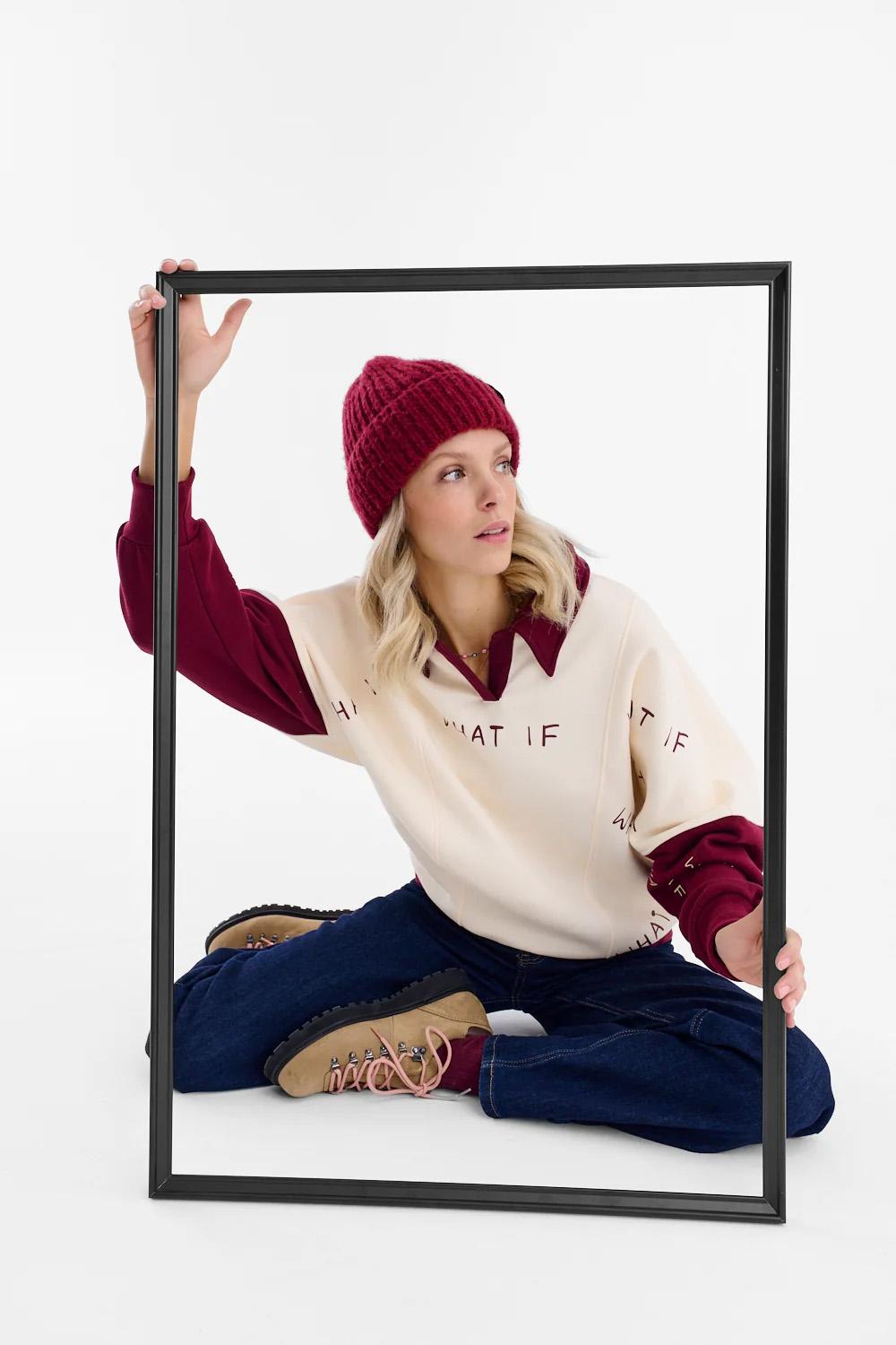 Bluza polo What If x Kit Agar