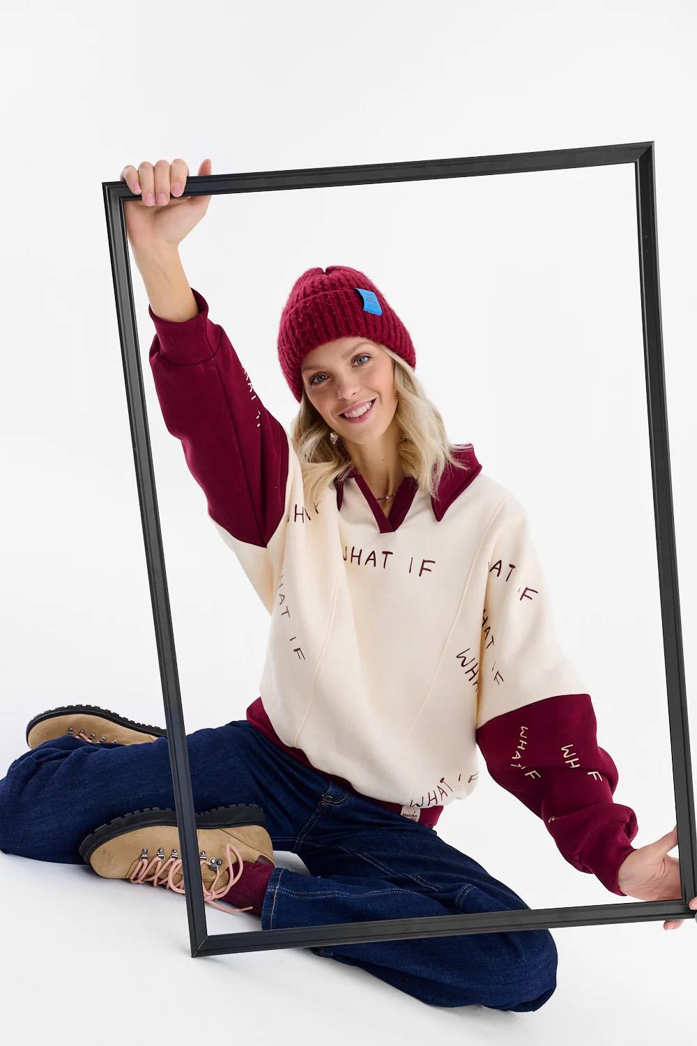 Bluza polo What If x Kit Agar