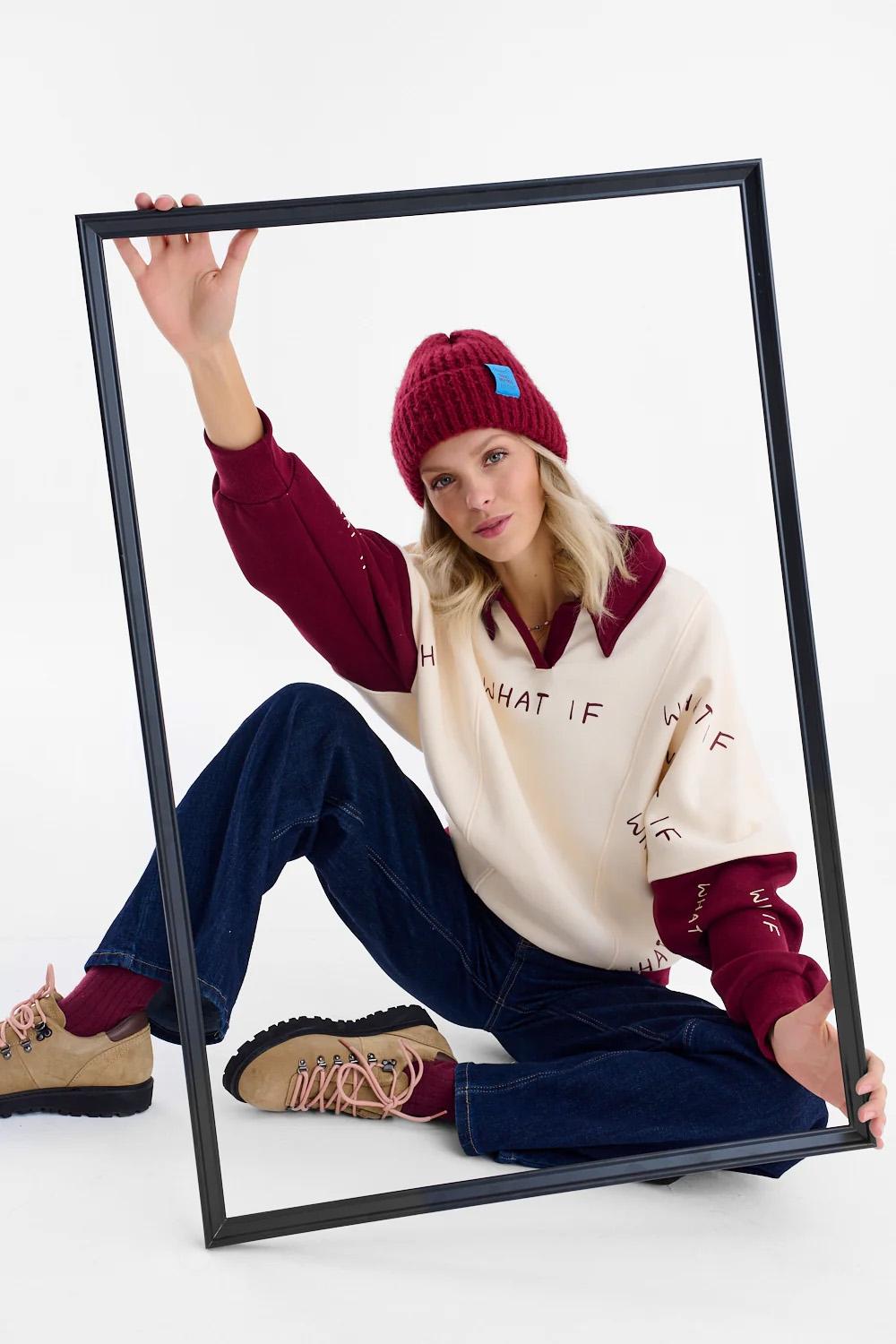 Bluza polo What If x Kit Agar