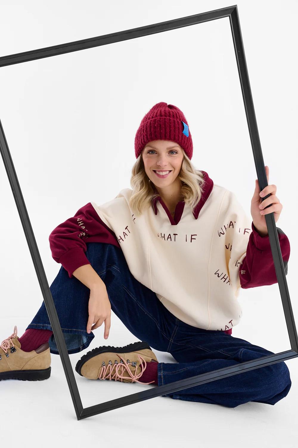 Bluza polo What If x Kit Agar