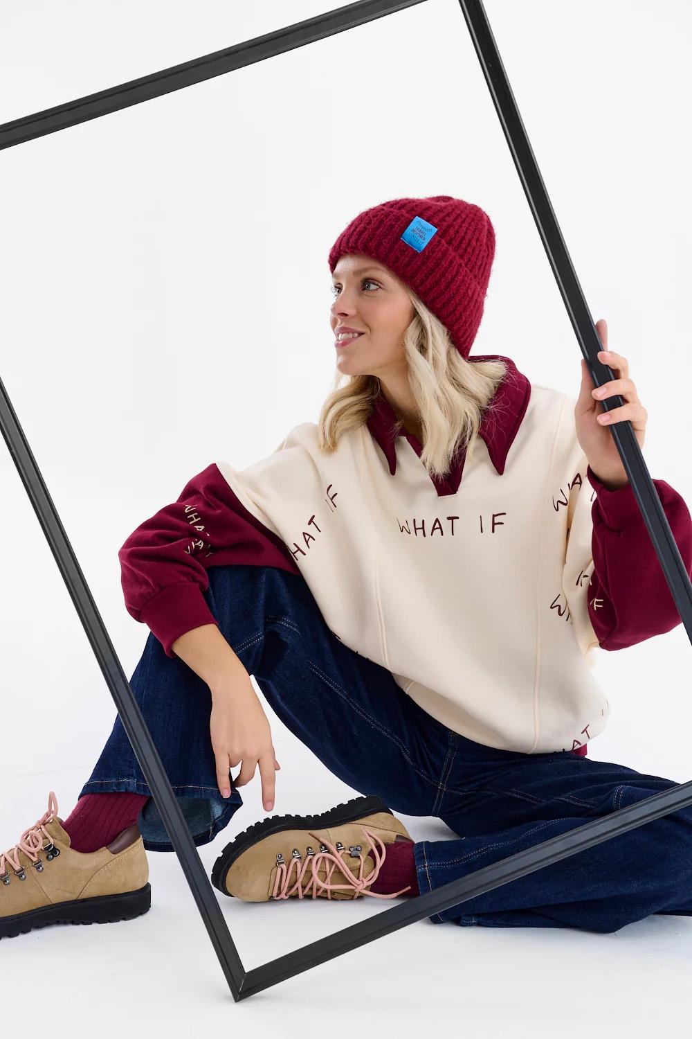 Bluza polo What If x Kit Agar
