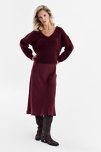 Spódnica midi Mulberry Delight
