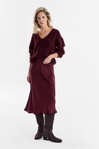 Spódnica midi Mulberry Delight