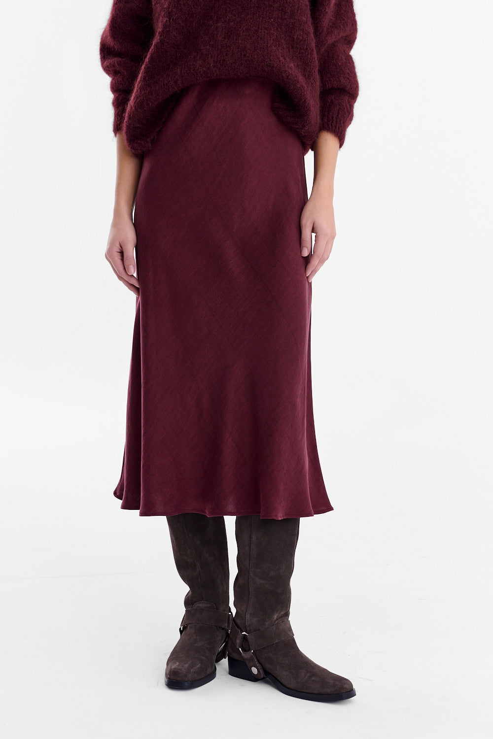 Spódnica midi Mulberry Delight