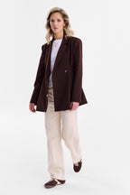 Marynarka taliowana Brown Muse