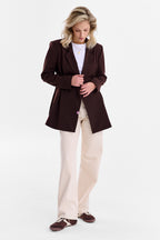 Marynarka taliowana Brown Muse