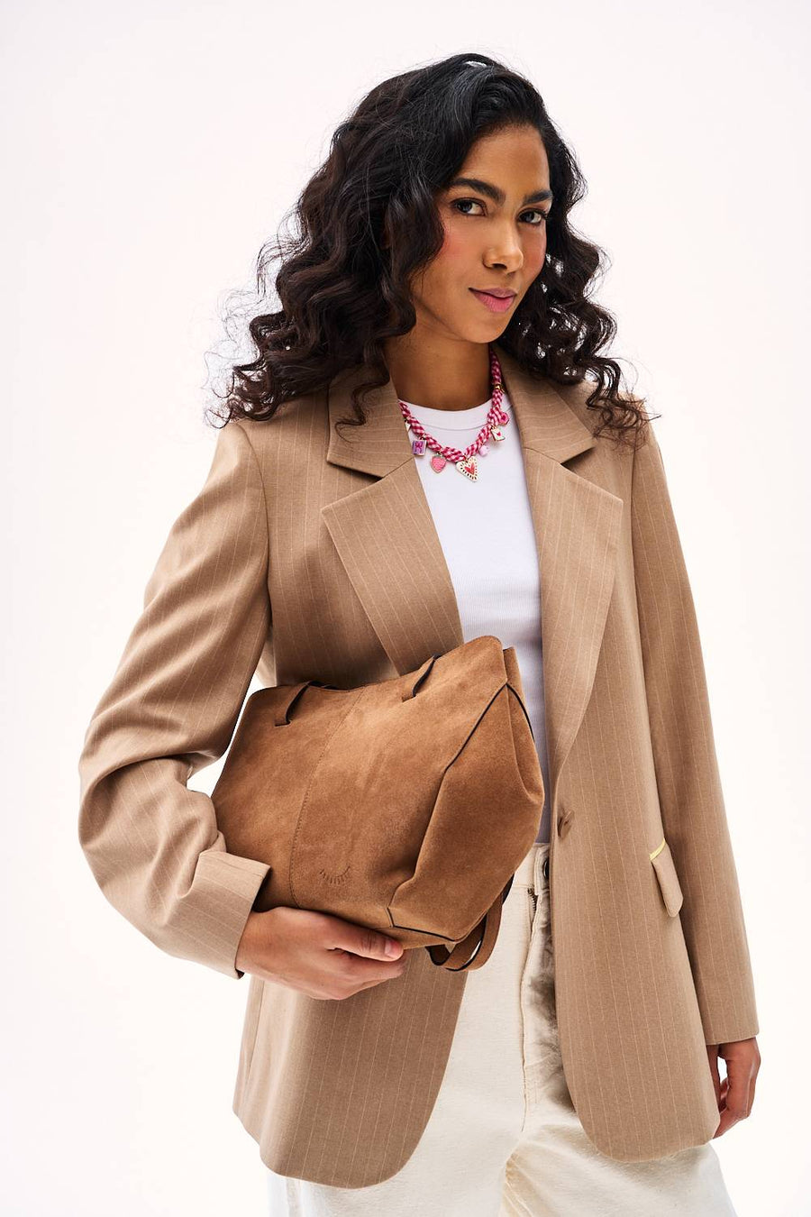 Torebka skórzana typu shopper Gold Rush