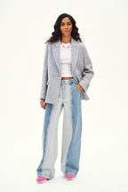 Szerokie spodnie jeansowe Secret Shine