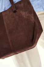 Torebka skórzana typu shopper Chocolate Glow