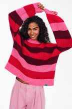 Sweter z wełną Berry Flame
