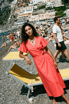 Sukienka midi Rosso Riviera