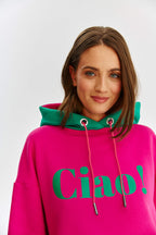 Bluza z kapturem Ciao Arrivederci