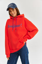 Bluza z kapturem Bonjour Adieu