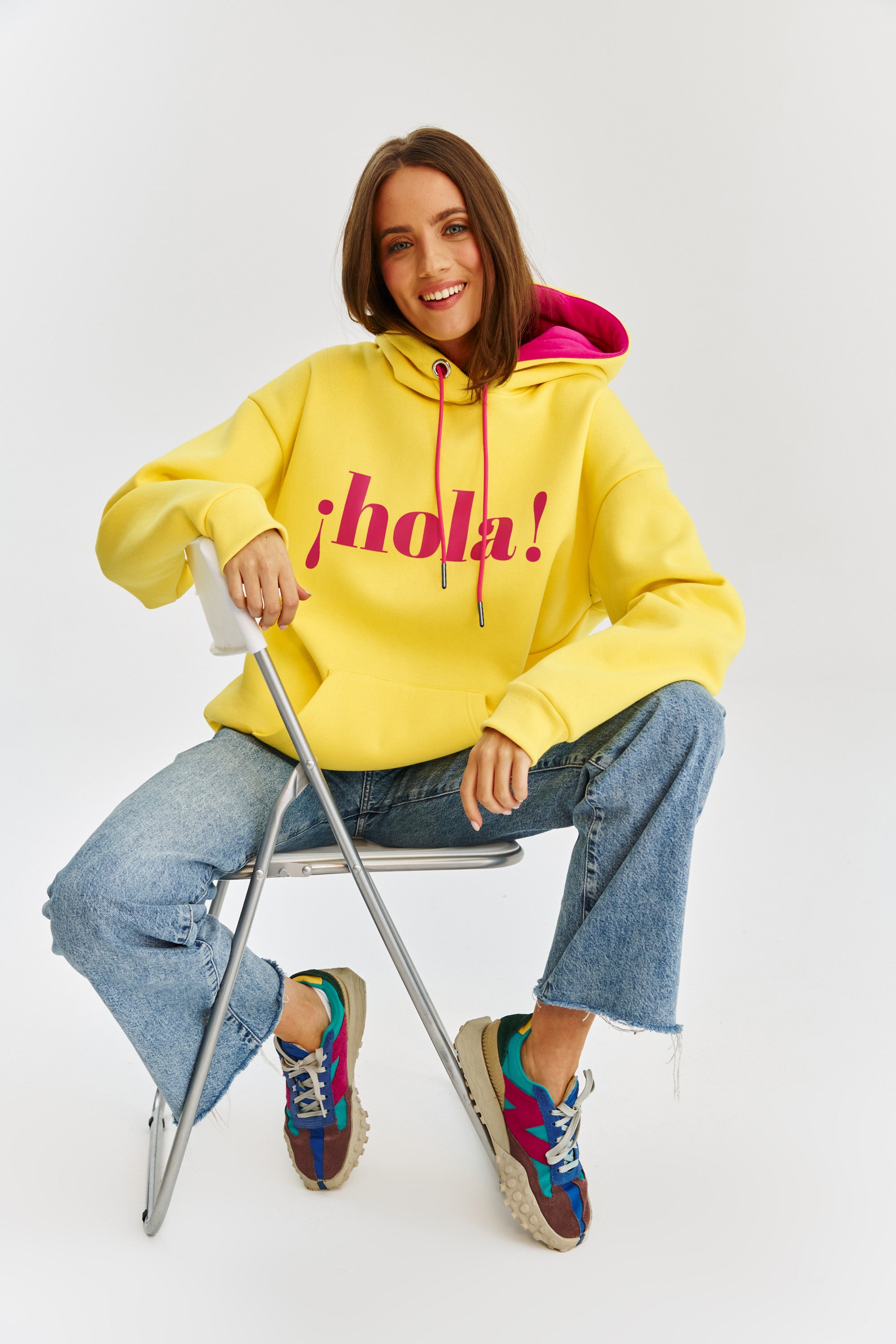 Bluza z kapturem Hola Adios