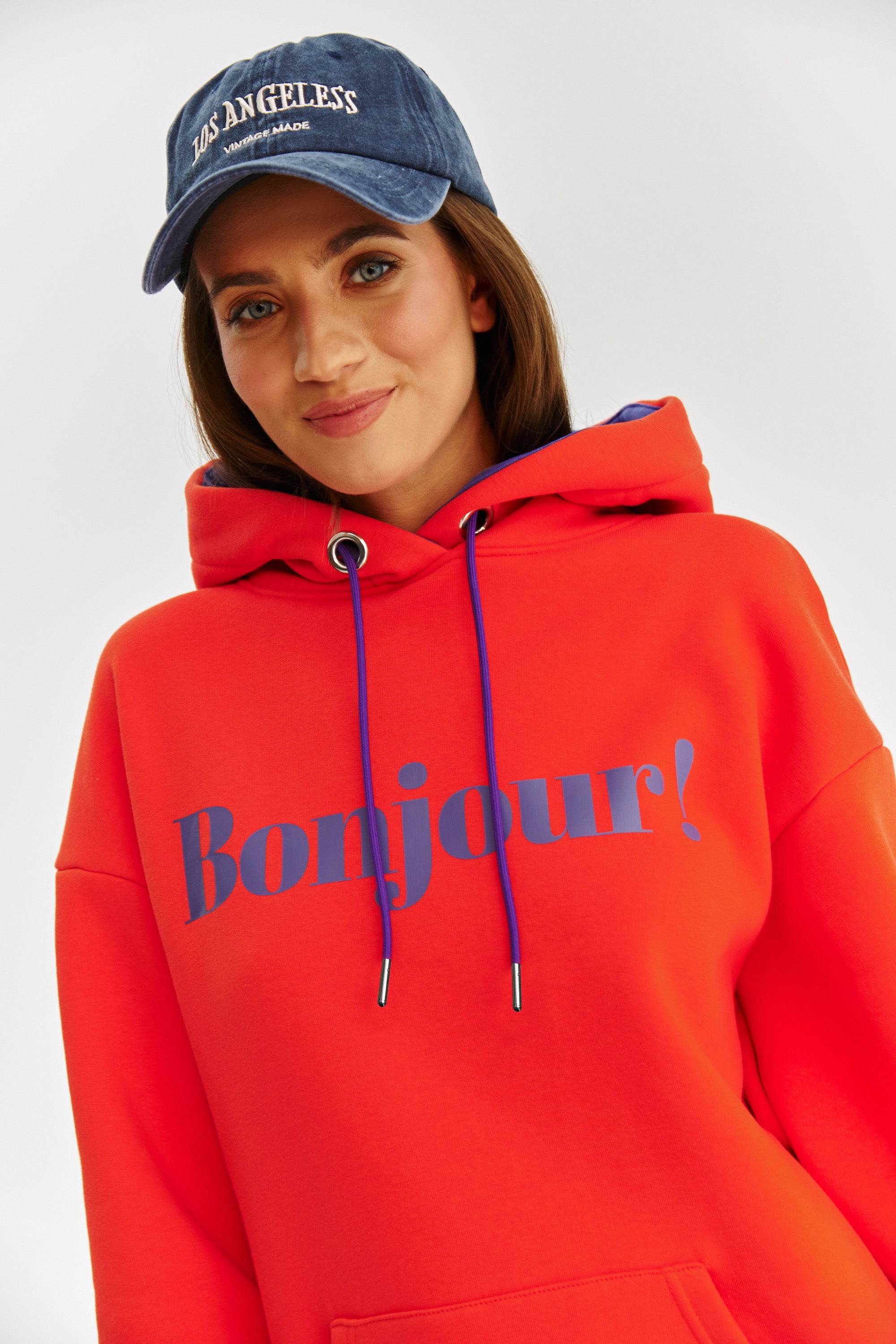Bluza z kapturem Bonjour Adieu