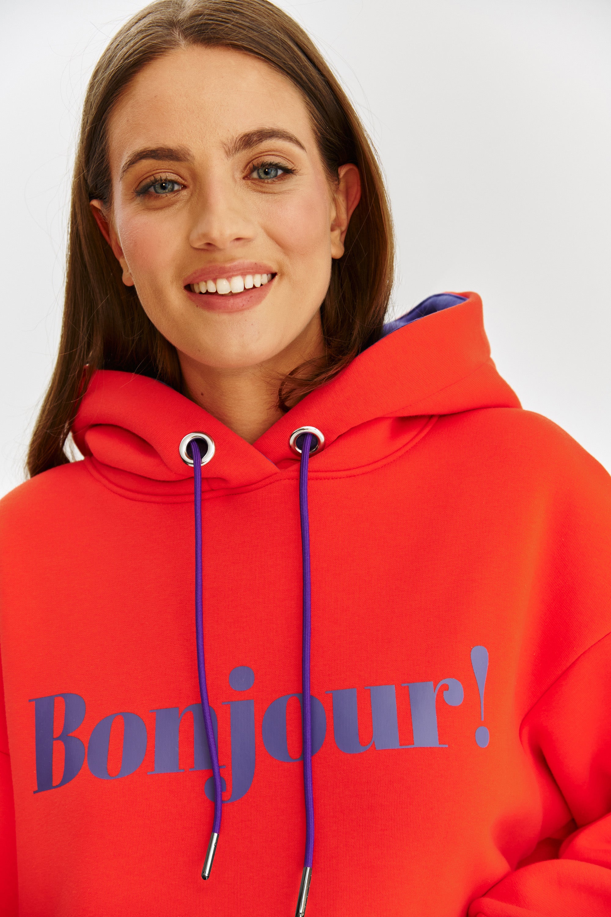 Bluza z kapturem Bonjour Adieu