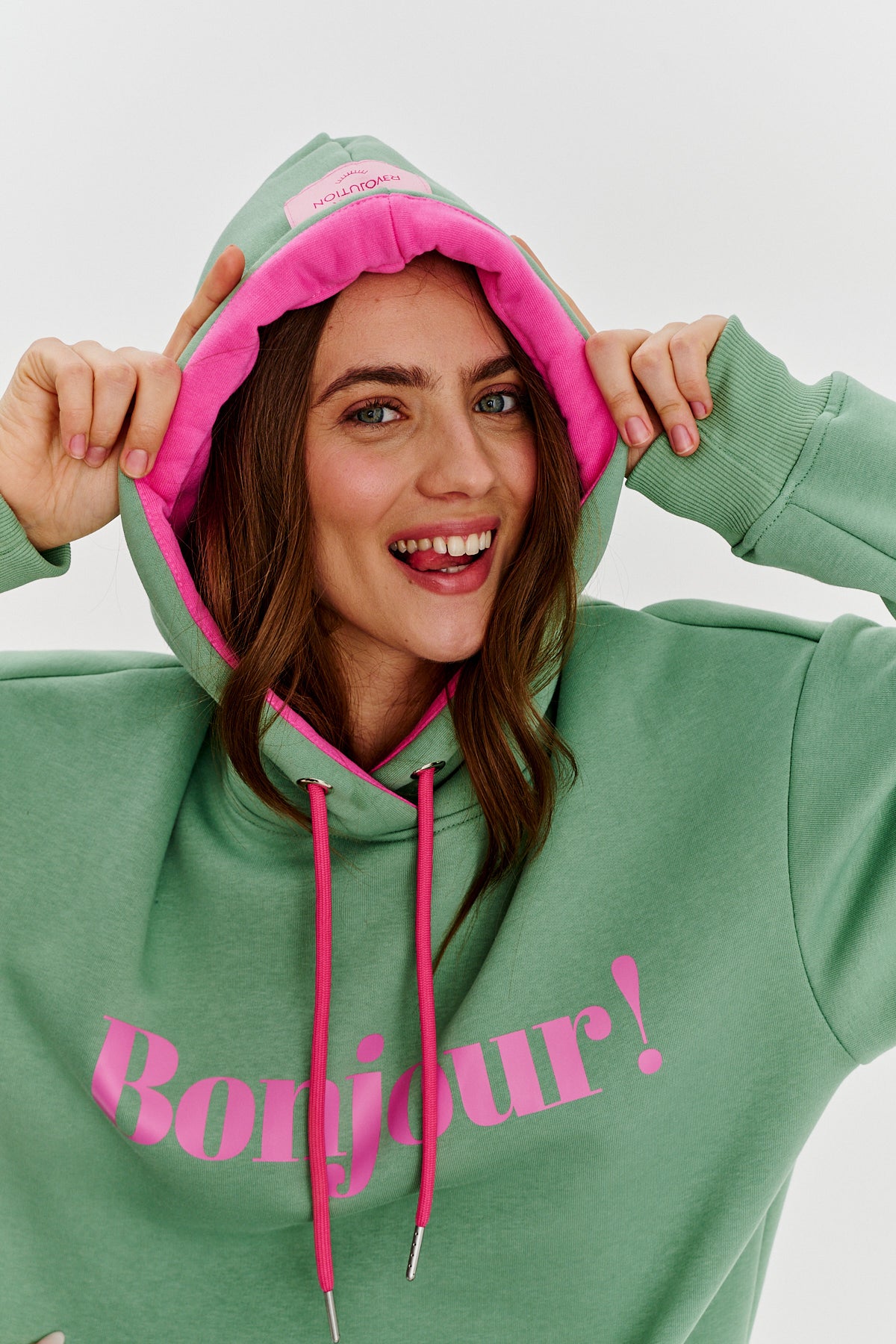 Bluza z kapturem Bonjour Chérie