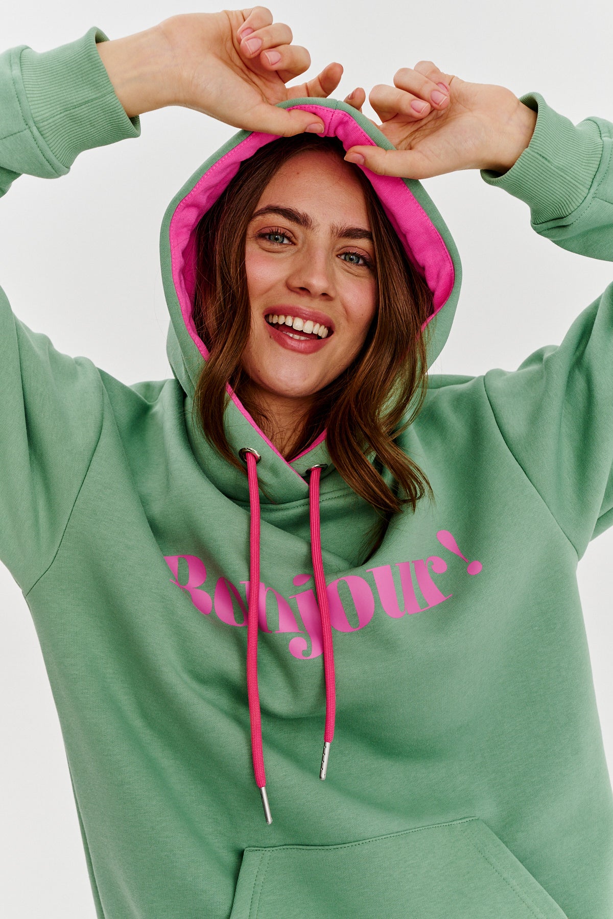 Bluza z kapturem Bonjour Chérie