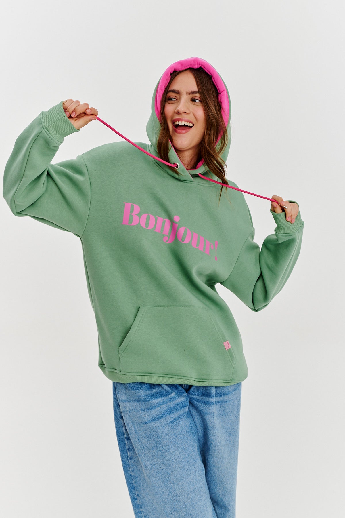 Bluza z kapturem Bonjour Chérie