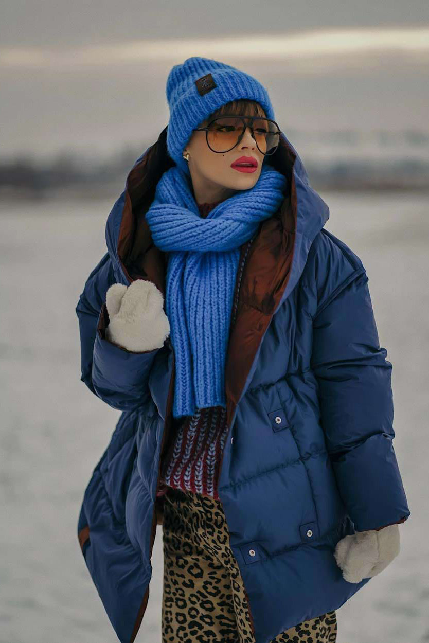 Dwustronna kurtka zimowa Alaska Cinnamon Cloud