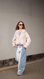 Szerokie spodnie jeansowe Secret Shine